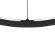 Pendule, Lustre suspendate - Lustra LED suspendata design circular XL RIUMAR negru