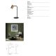 Veioze - Lampa de masa stil minimalist SAL ORO GU10