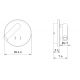 Aplice cu Spot - Aplica cu spot LED directionabil Lux negru