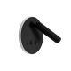 Aplice cu Spot - Aplica cu spot LED directionabil Lux negru