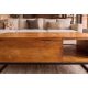 Masute Living - Masuta Makassar Function 110cm lemn de mango maro miere