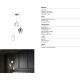 Pendule, Lustre suspendate - Lustra LED suspendata design decorativ Elsa Multicolor