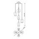 Pendule, Lustre suspendate - Lustra LED suspendata design decorativ Elsa Multicolor 5L