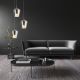 Pendule, Lustre suspendate - Pendul design decorativ Elsa Copa 1L crom