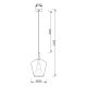 Pendule, Lustre suspendate - Pendul design decorativ Elsa Copa 1L crom