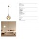 Pendule, Lustre suspendate - Pendul design decorativ Elsa Bola 1L bronz
