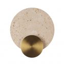 Aplica de perete LED, Travertin, Auriu, IP44, Travertino 14W
