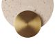 Iluminat pentru baie - Aplica de perete LED, Travertin, Auriu, IP44, Travertino 14W