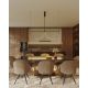 Pendule, Lustre suspendate - Lustra LED suspendata stil minimalist Victoria 39W negru