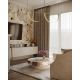 Pendule, Lustre suspendate - Lustra LED suspendata stil minimalist Victoria 39W auriu