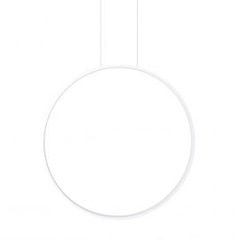 Iluminat pentru baie - Lustra LED suspendata stil minimalist IP44 Visual Hor 24W alba