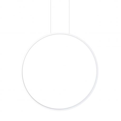 Iluminat pentru baie - Lustra LED suspendata stil minimalist IP44 Visual Hor 24W alba