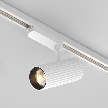 Spoturi, Proiectoare pe sina - Spot LED alb pentru sina trifazata Calipso Trinity 3000K 30W
