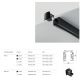 Spoturi, Proiectoare pe sina - Spot LED alb pentru sina trifazata Vuoro Pro Trinity 2700-5000K 30W