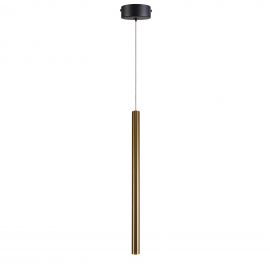 Pendule, Lustre suspendate - Pendul LED stil minimalist Metalic sampanie