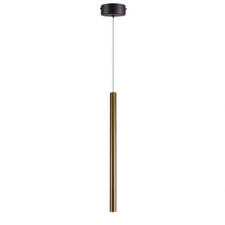 Pendule, Lustre suspendate - Pendul LED stil minimalist Metalic sampanie