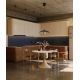 Pendule, Lustre suspendate - Pendul LED design decorativ Manuka blue/auriu