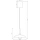 Pendule, Lustre suspendate - Pendul LED design decorativ Manuka blue/auriu