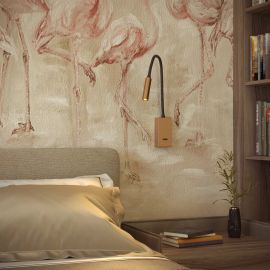 Aplice cu Spot - Aplica cu reder LED directionabil Mamba auriu