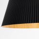Pendule, Lustre suspendate - Lustra suspendata Fabio 46cm negru/ imitatie lemn