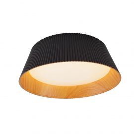 Lustre aplicate - Lustra aplicata Fabio negru/ imitatie lemn