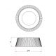 Lustre aplicate - Lustra aplicata Fabio alb/ imitatie lemn