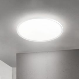 Plafoniere - Plafoniera slim LED CCT dimabil KANT 80cm, alb