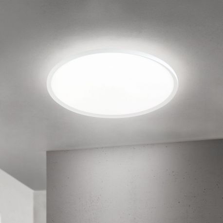 Plafoniere - Plafoniera slim LED CCT dimabil KANT 80cm, alb