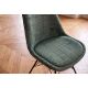 Seturi scaune, HoReCa - Set 4 scaune moderne Scandinavia tesatura structurata verde