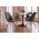 Seturi scaune, HoReCa - Set 4 scaune moderne Scandinavia tesatura structurata verde
