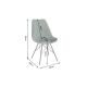 Seturi scaune, HoReCa - Set 4 scaune moderne Scandinavia tesatura structurata verde