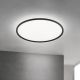 Plafoniera slim LED CCT dimabil KANT 80cm, negru
