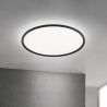 Plafoniera slim LED CCT dimabil KANT 80cm, negru