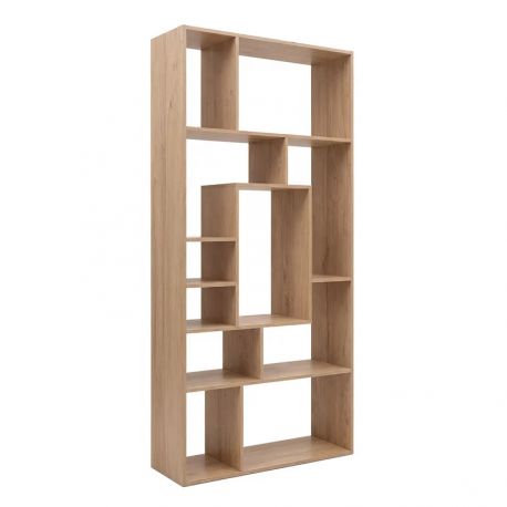 Biblioteci-Rafturi - Raft din lemn de mango MAKASSAR 180x80cm