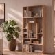 Biblioteci-Rafturi - Raft din lemn de mango MAKASSAR 180x80cm