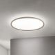 Plafoniere - Plafoniera slim LED CCT dimabil KANT 80cm, khaki