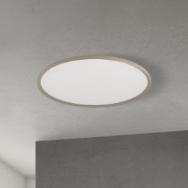 Plafoniere - Plafoniera slim LED CCT dimabil KANT 80cm, khaki