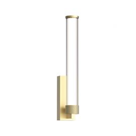 Aplice, corpuri de iluminat pentru pereti - Aplica de perete, metal auriu periat, LED LIGHT 9W 3000K