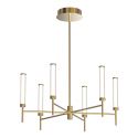 Candelabru metal auriu periat, LED LIGHT 46W 3000K