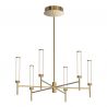 Candelabru metal auriu periat, LED LIGHT 46W 3000K