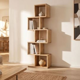 Biblioteci-Rafturi - Raft din lemn de mango MAKASSAR 150cm