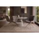 Seturi scaune, HoReCa - Set 2 scaune Divani metal bej, microfibra si catifea taupe