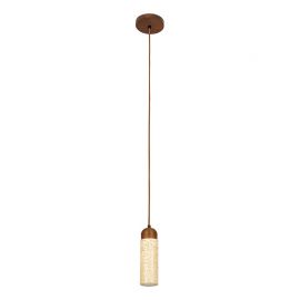 Pendule, Lustre suspendate - Pendul din piatra naturala si lemn NATURAL STONE