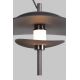 Pendule, Lustre suspendate - Lustra LED suspendata Kyoto bronz/ negru