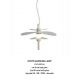 Pendule, Lustre suspendate - Lustra LED suspendata Kyoto sand/ alb