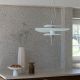 Pendule, Lustre suspendate - Lustra LED suspendata Kyoto sand/ alb