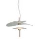 Pendule, Lustre suspendate - Lustra LED suspendata Kyoto sand/ alb