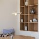 Pendule, Lustre suspendate - Lustra LED suspendata Kyoto sand/ alb