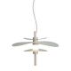 Pendule, Lustre suspendate - Lustra LED suspendata Kyoto sand/ alb