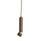Pendule, Lustre suspendate - Pendul LED minimalist din aluminiu maro Milan